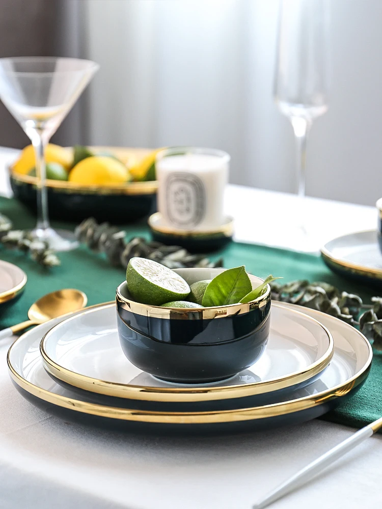 Керамическая посуда в европейском стиле из Пномпеня креативная