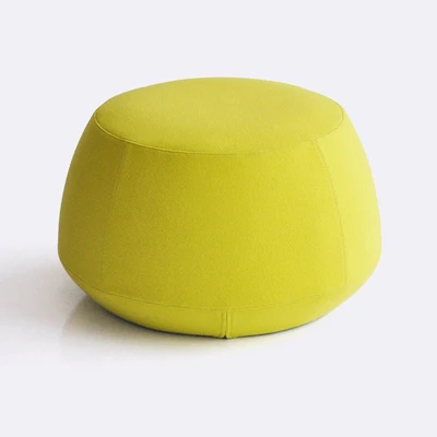 Size L yellow color Создатель секционный диван эллипс оттоманс ноги современный диван Кама кашемир тканевый стул оттоманс диван набор мебель для гостиной - Цвет: Size L yellow color