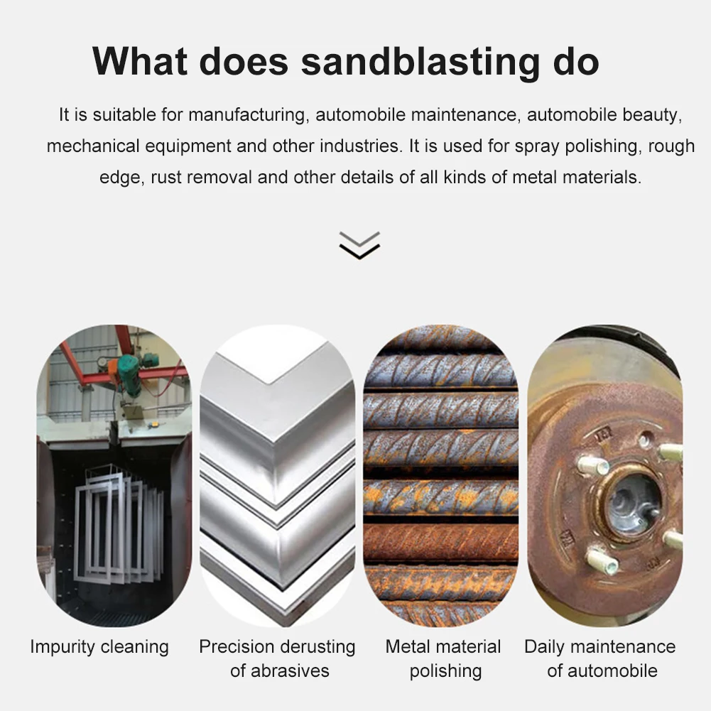 Портативный гравитационный Пескоструйный пистолет пневматическая