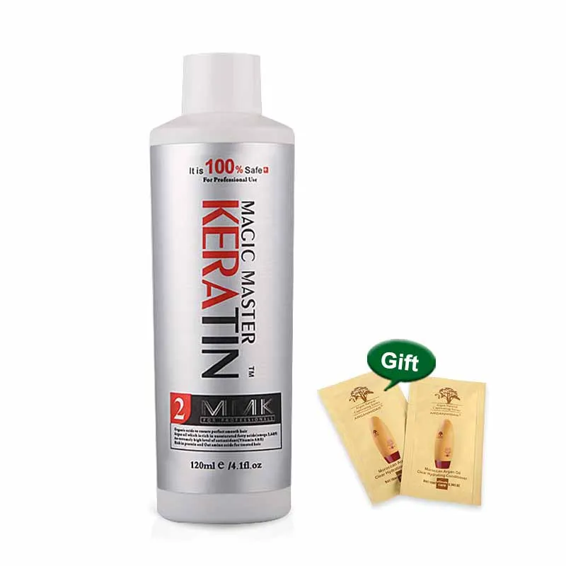 

11.11 120ml Without Formalin Keratin Coconut Smelling Repair & Straighten Damaged Hair Care Treatment