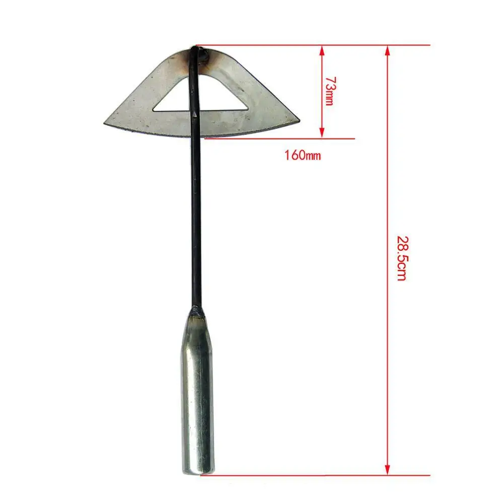 1 шт. цельностальные Закаленные полые полая мочалка ручные Свадебные грабли для