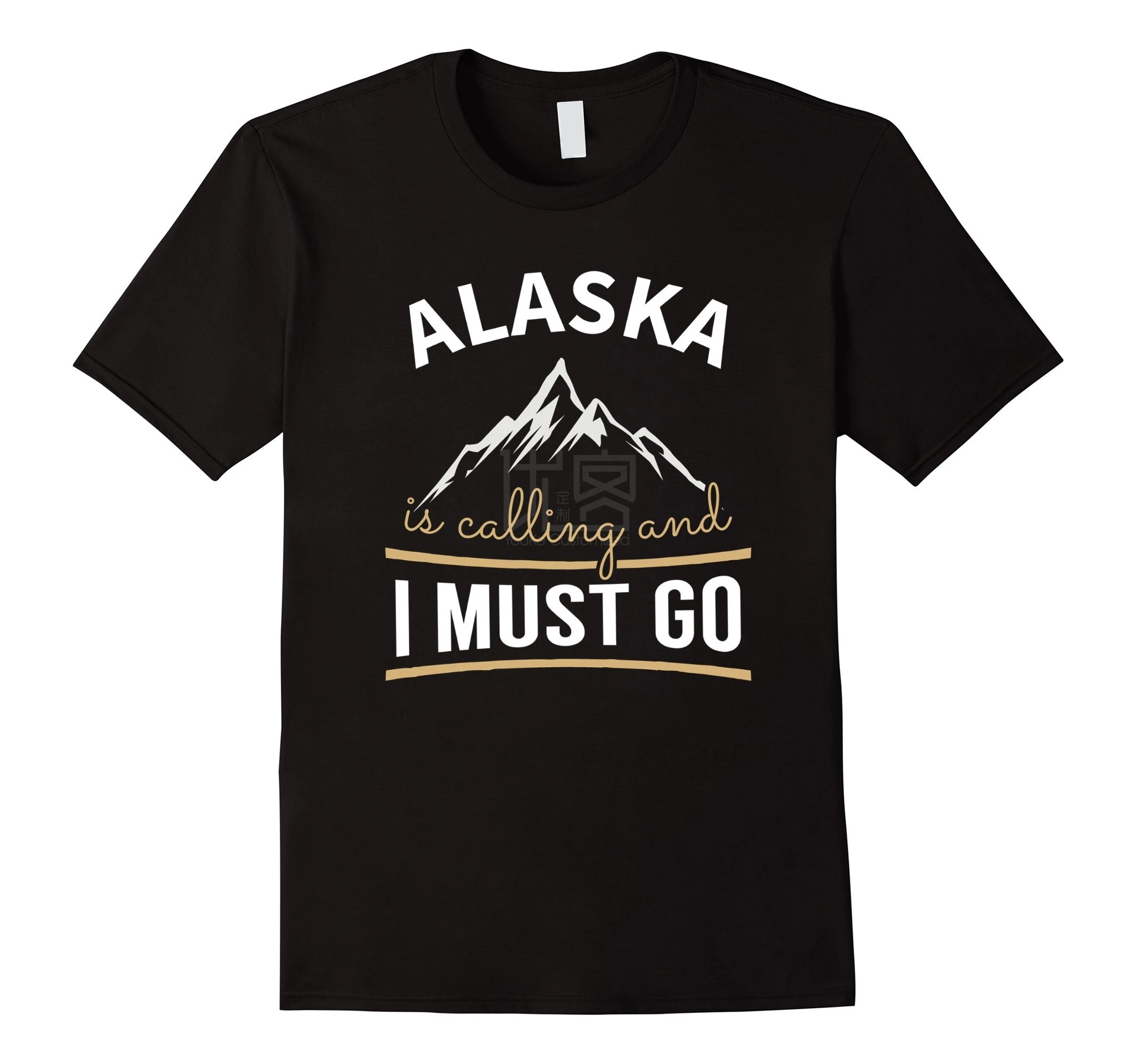 Забавная Мужская футболка Женская Новинка Alaska is caling I Must Go HORUS State стиль футболки