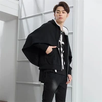 mens outerwear winter and winter hoodie slimming with fleece thickening hoodie for men casual coat youth student trend