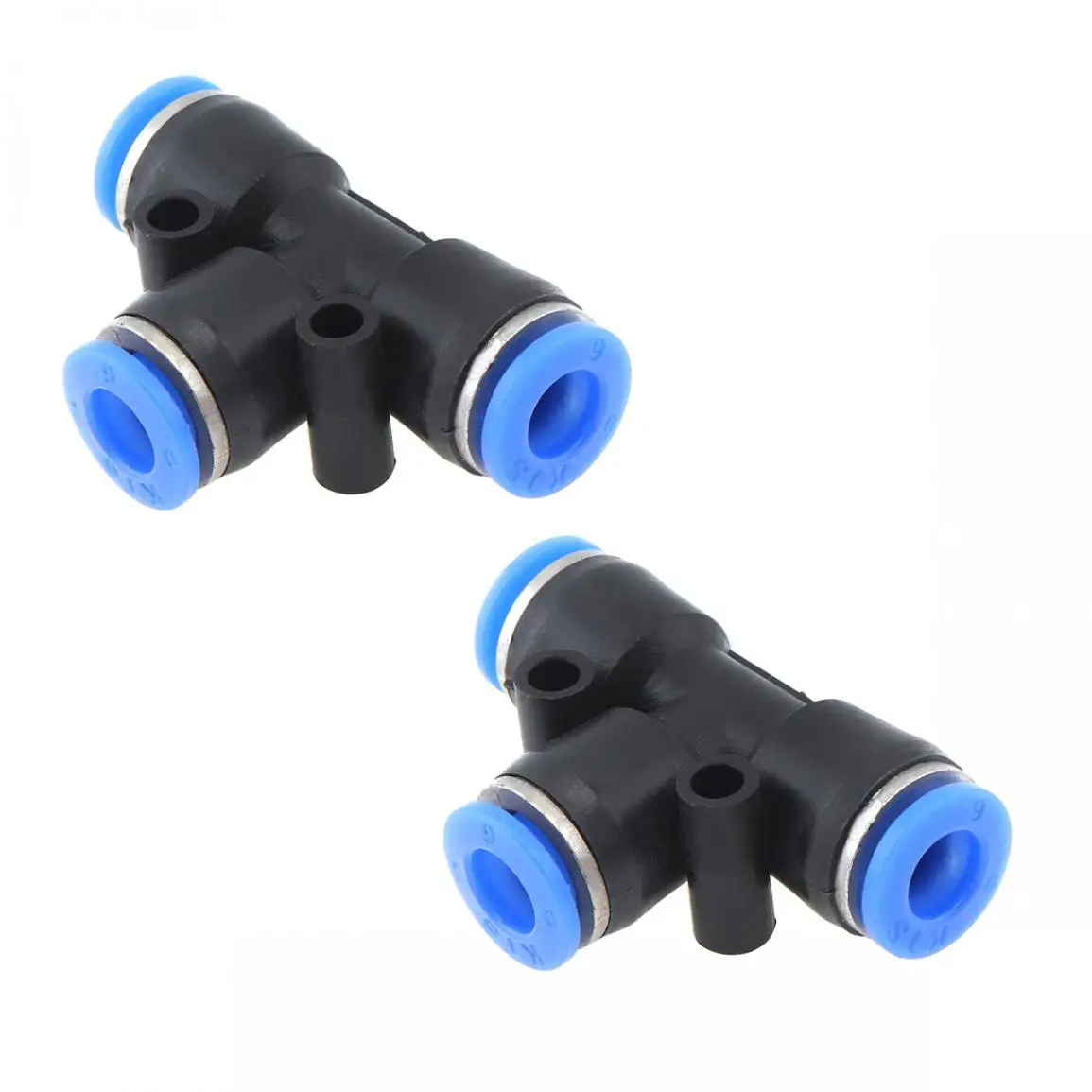 Трехсторонний пневматический быстроразъемный Т-образный Фиттинг для