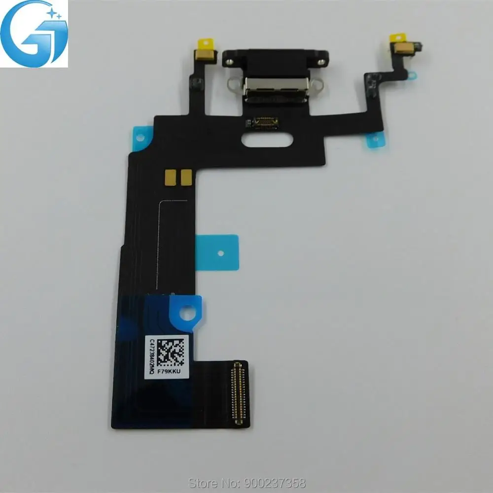 

100%Original New Charging Port Charger Flex For iphone XR with Board Mic Microphone Flex Cable