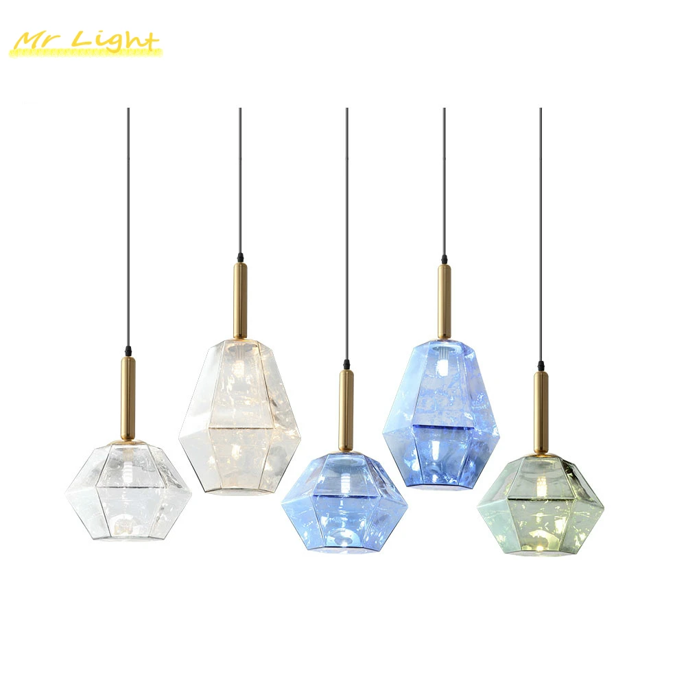 

Современный светодиодный подвесной светильник s Light ing Nordic витражный светильник Лофт спальня кухня подвесной светильник домашний декор светильники