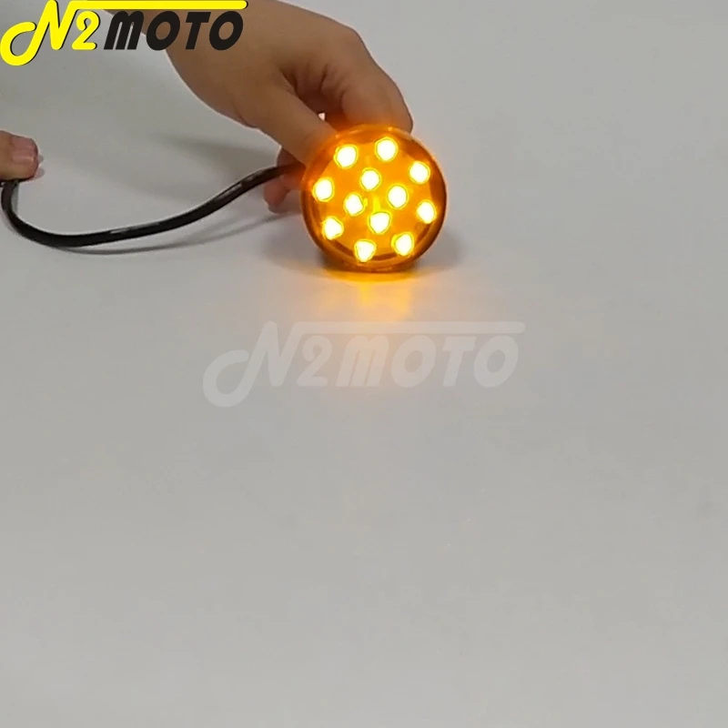 Универсальный светодиодный указатель поворота для мотоцикла 12 В задний фонарь