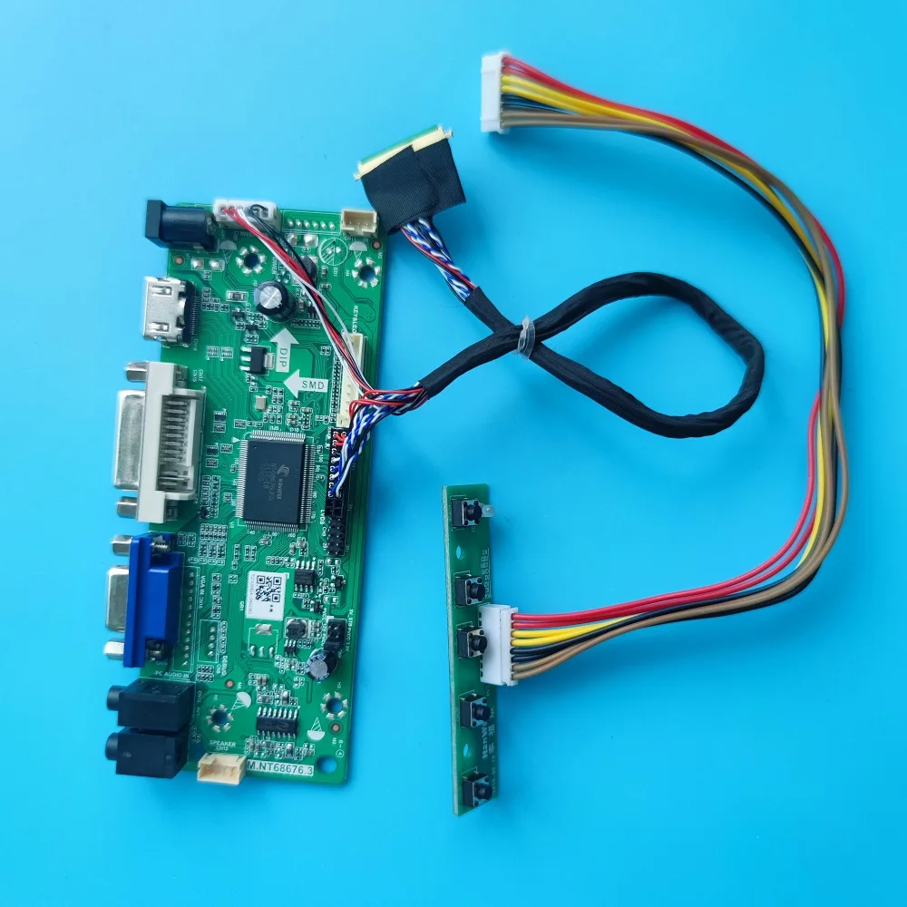 

Комплект для B156HW01 V4/V6/V7V5 15,6 "платы контроллера M.NT68676 DVI HDMI-совместимый дисплей AUO LCD VGA LED 1920X108 0 панель