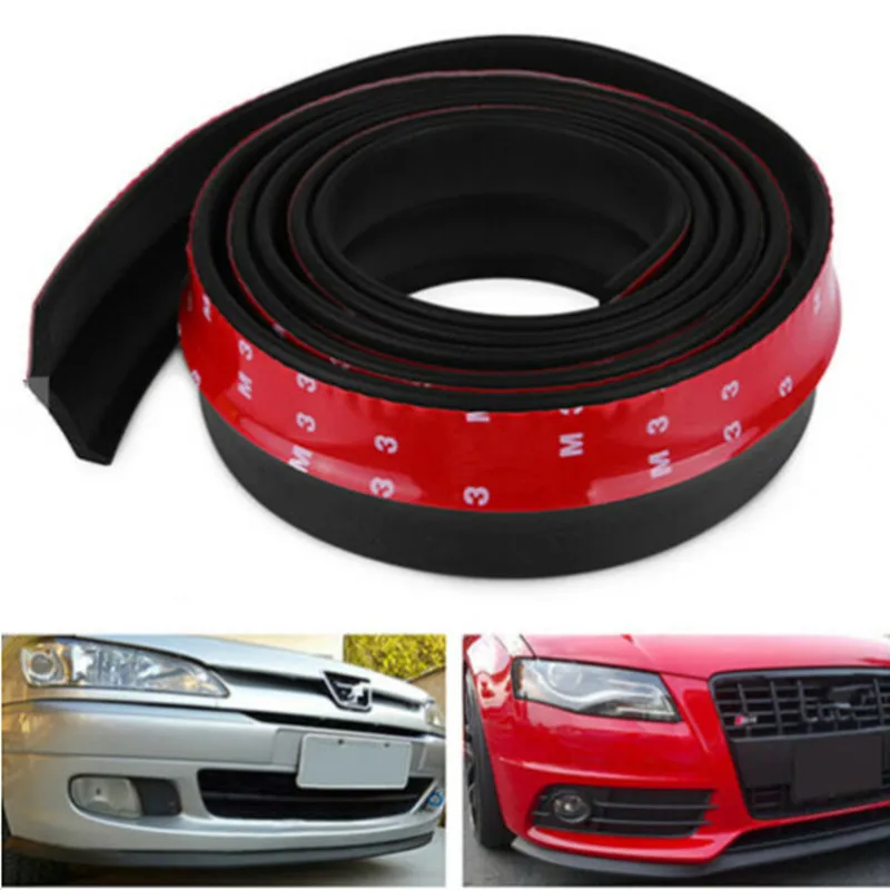 Универсальный Спойлер защита для автомобиля передний бампер разветвитель губ