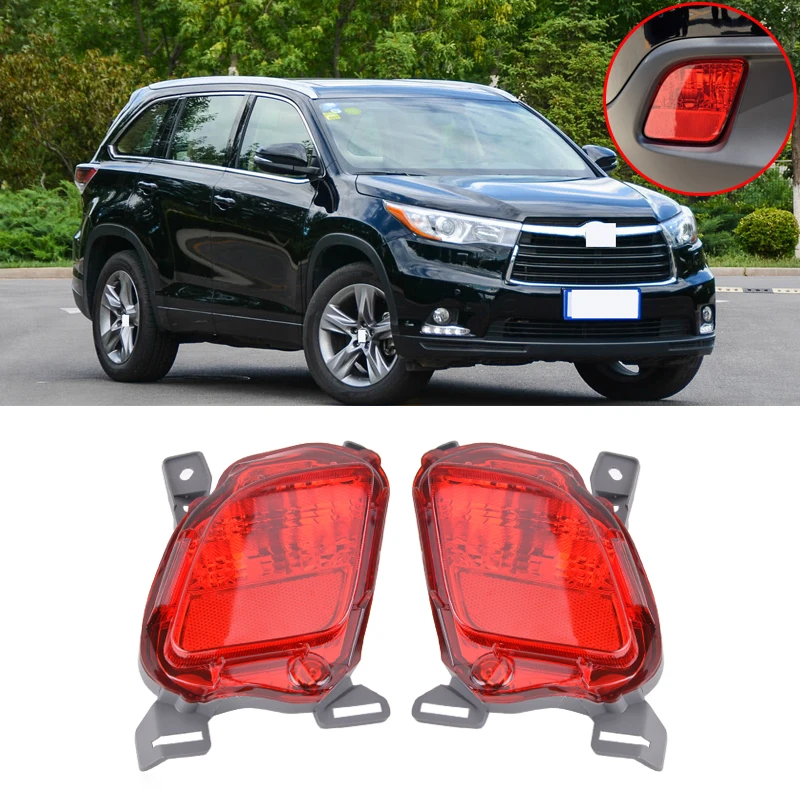 CAPQX задний бампер туман светильник для Highlander 2015 2016 2017 отражатель лампы