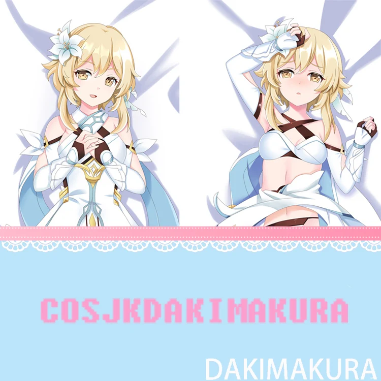 

Аниме дакимакура геншин ударная Люминесцентная Подушка с HD-принтом чехол обнимающая Подушка Чехол для комнаты Otaku Косплей украшение Рождес...