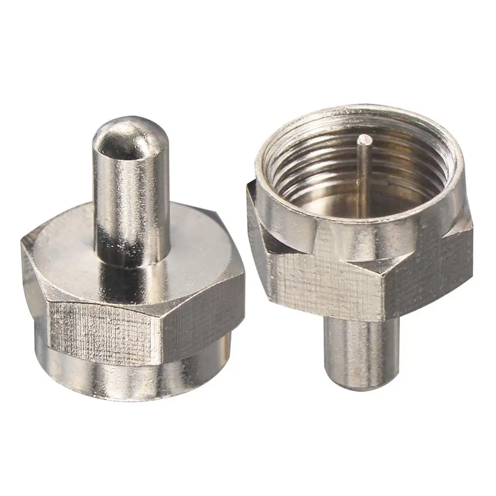 F образный коннектор для нагрузки штекер 75 Ом комплект коннекторов