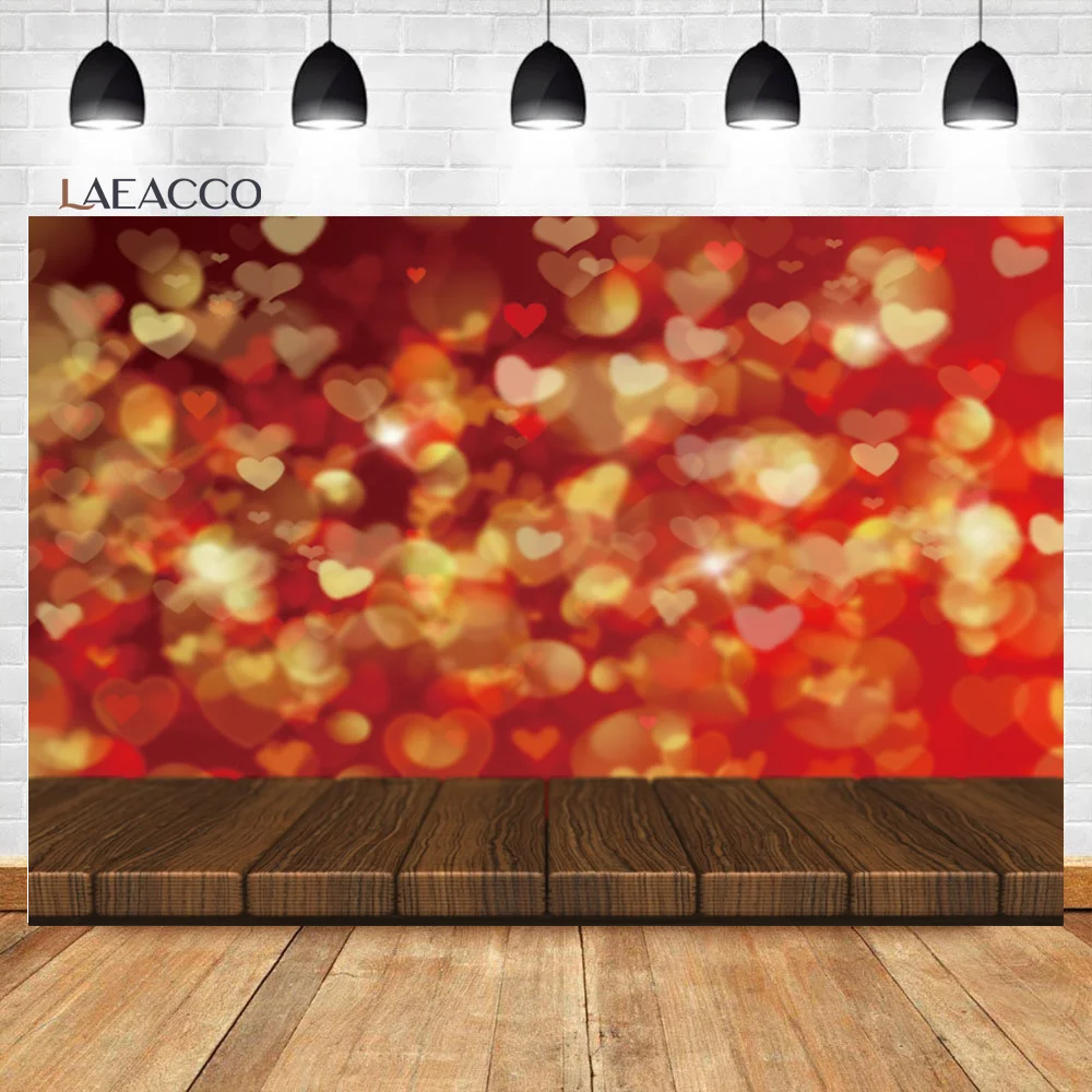 

Laeacco Dreamy Polka Dots Wood Board Background Baby Newborn Wedding Birthday Party Portrait Customized Photography Backdrops