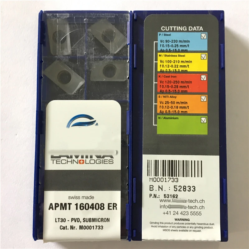 APMT160408ER LT30 оригинальное лезвие с ЧПУ из карбида вставляемый токарный инструмент 10