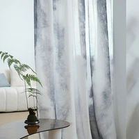 new all match light luxury gray curtains for living dining room bedroom