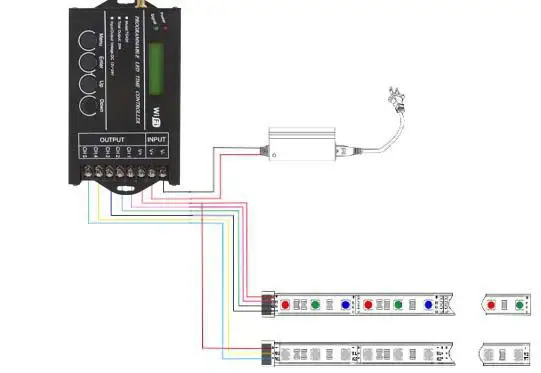 GloryStar TC420/TC421 WiFi программируемый светодиодный диммер RGB аквариумный таймер