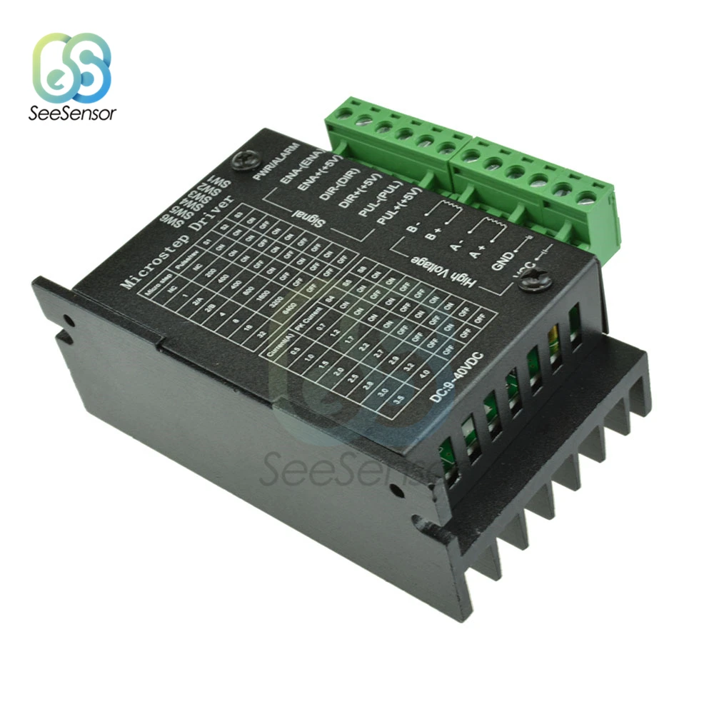 TB6600 4A Φ модуль контроллера шагового двигателя для Nema 23 Nema17 одноосевой шаговый