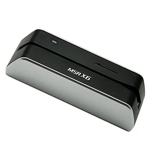 MSR X6 No bluetooth MSR X6 USB Кардридер писатель msr x6bt совместим с msr206 msr605 msrx6 MSRX6BT bluetooth - Цвет: MSR X6 No bluetooth