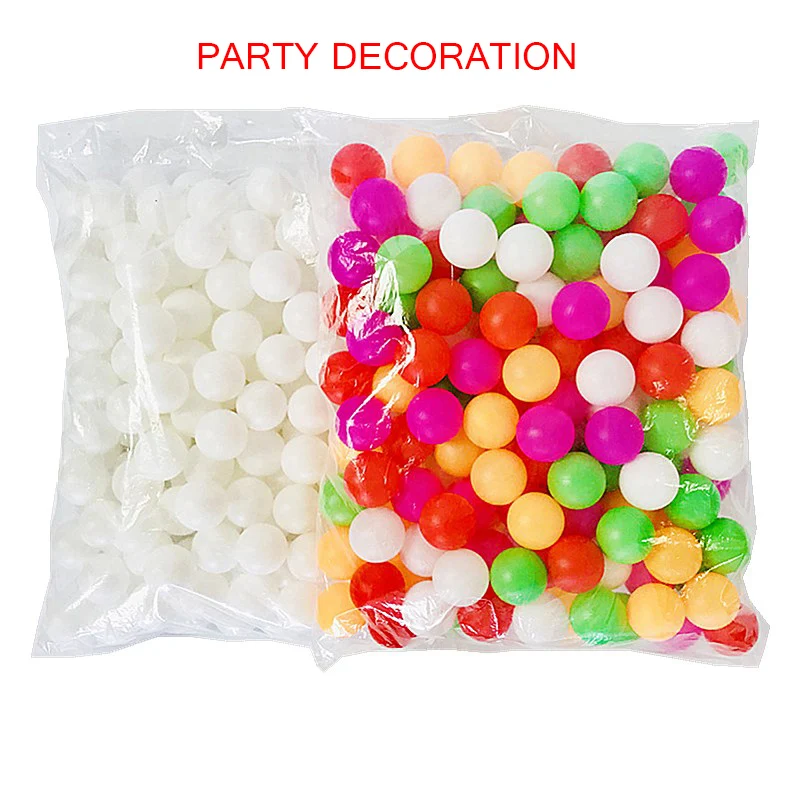 Hot Sale PE Colored Beer Ping Pong Ball 38 mm With Seam For Game Party Decoration Plastic Balls 144 pcs/bag | Спорт и развлечения