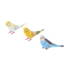 Милый маленький попугай птица модель украшения для дома офиса стола