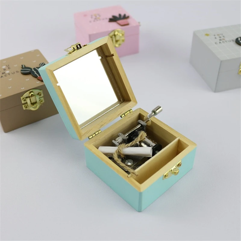 cactus Music box manual cosplay character props costume birthday gift children anime unisex |
