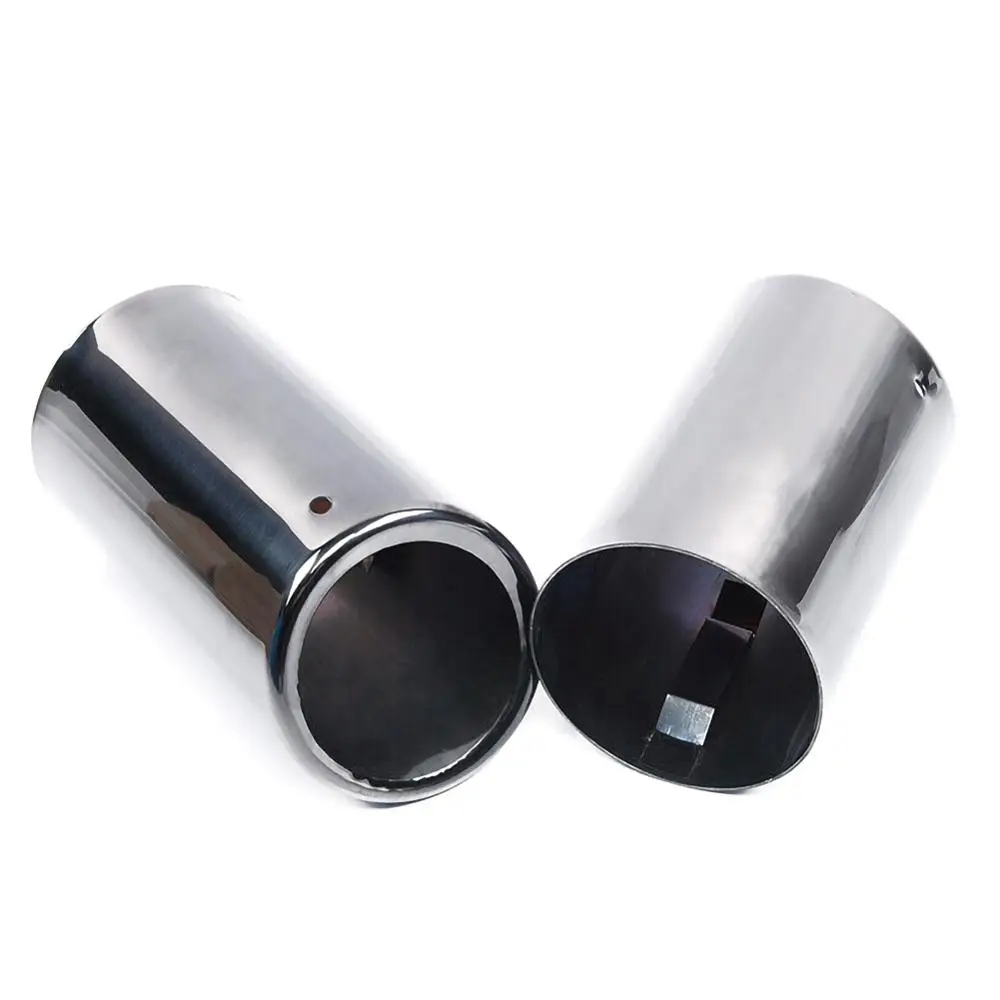 2 шт. черный Титановый Глушитель наконечник выхлопной трубы для BMW E90 E92 325 325i