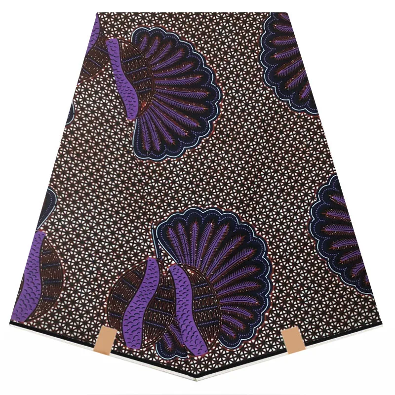 2021 Новая африканская восковая ткань Анкара нигерийская с принтом