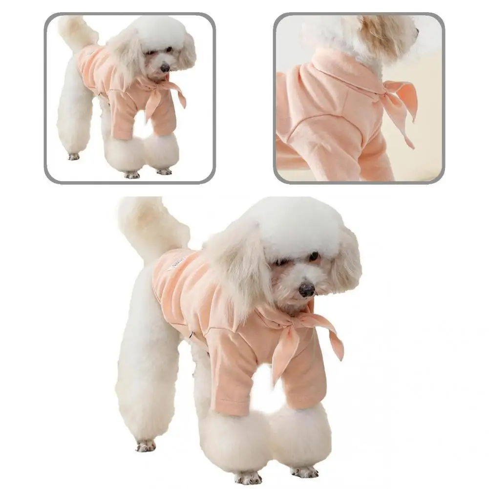 

Pretty Pet Pullover Adorable Breathable Pet Shirt Pet Dogs Sweater Clothes for Spring Pet Sweater