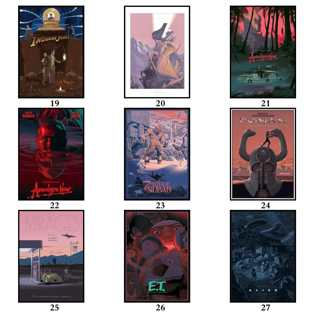 35 дизайнов Лоран дурие искусство работа белая бумага кинопостер домашняя