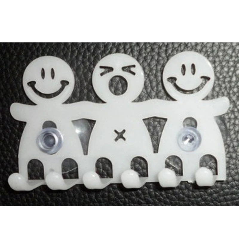 Portable Home Suction Hooks 5 Position Tooth Brush Holder Bathroom Sets Cute Cartoon Sucker Toothbrush Key Hook Kids Gift | Дом и сад