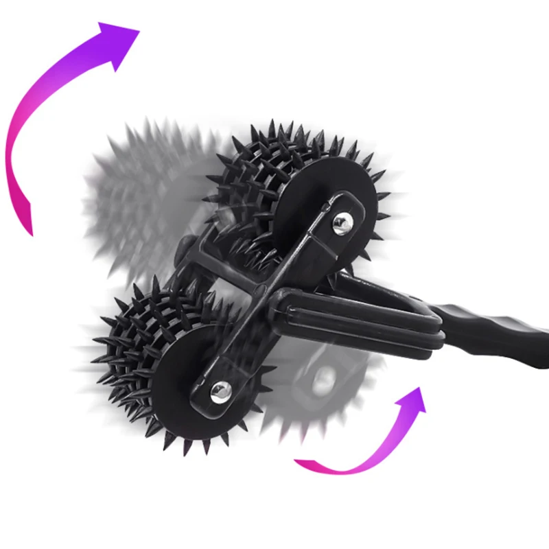 Колючий ролик для стимуляции тела Wartenberg шестеренка груди сосков клитора киски