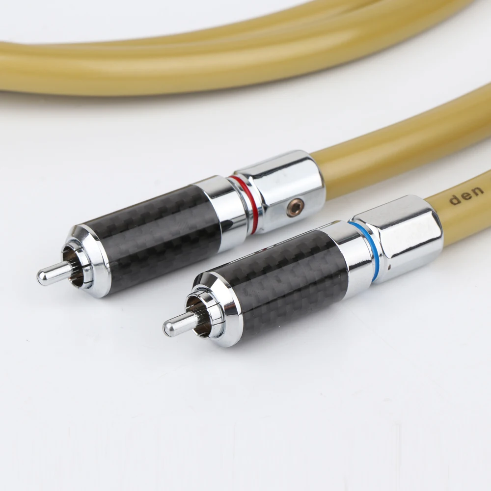Соединительный гибридный кабель VDH с разъемом RCA из углеродного волокна |