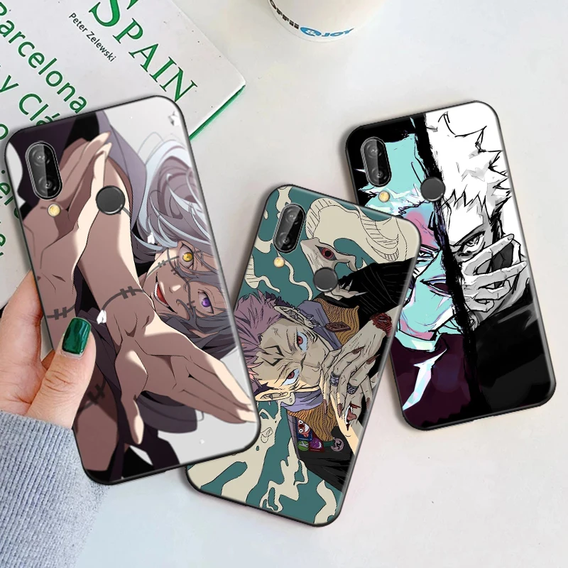 

Phone Case For Huawei P30 Lite P30 P30 Pro P40 P40 Lite P40 Pro P40 Pro PlusHot Anime Jujutsu Kaisen Yuji Itadori Soft TPU Funda