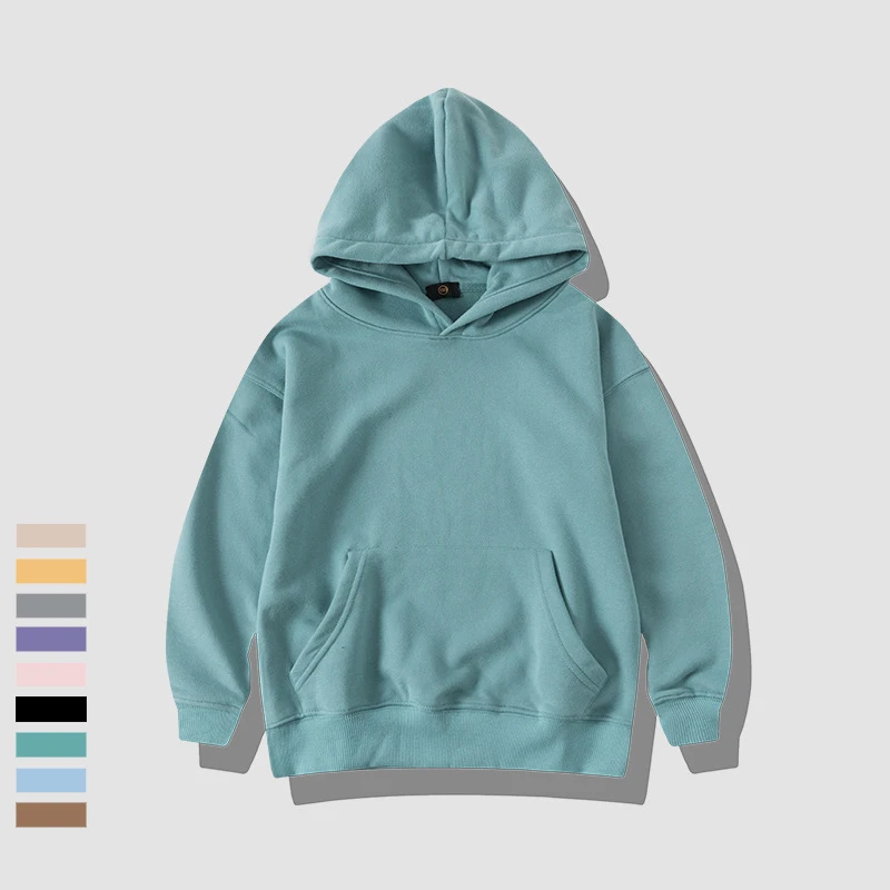 

Детские толстовки с капюшоном; Спортивная толстовка из 95% хлопка для мальчиков и девочек; Классический пуловер с капюшоном; Топы; Одежда; Кол...