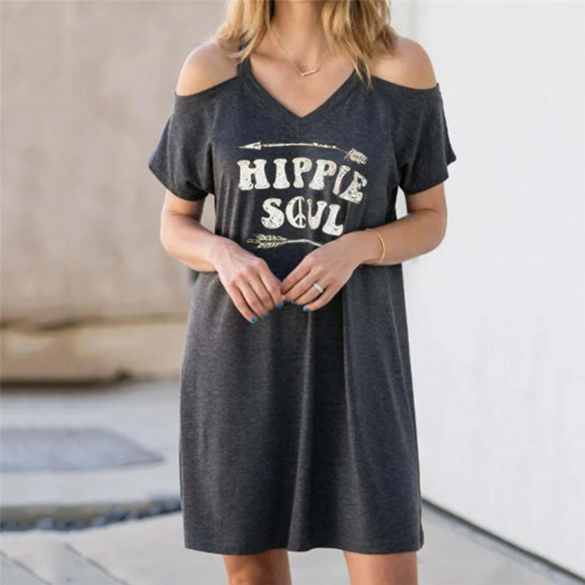 

Summer Dress Women 2019 Sexy Dress Ladies dresses Simple Casual Off Shoulder Dresses Female Solid Loose robe femme