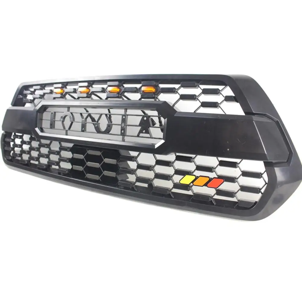 Высокое качество трехцветный 3 решетка значок эмблема наклейки для Toyota Tacoma 4Runner