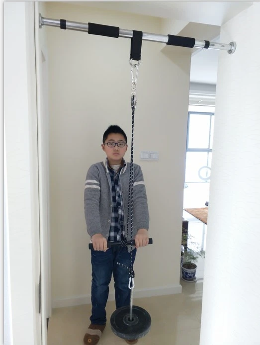 Кабельный ролик для фитнеса сделай сам бицепс трос система ручной тренировки