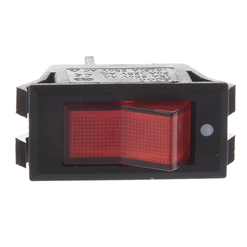 10 шт х красный неоновый светильник лампа ВКЛ/ВЫКЛ SPST Лодка кулисный