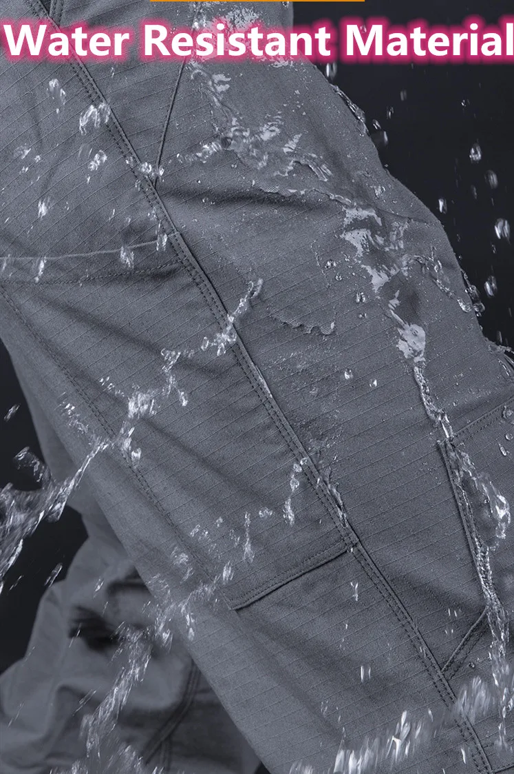 Мужские уличные Тренировочные Водонепроницаемые Военные тактические штаны