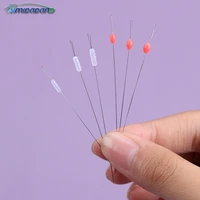 300pcs silicon space bean profession fishing float resistance anti strand fish line fishing gear connector stopper s m l