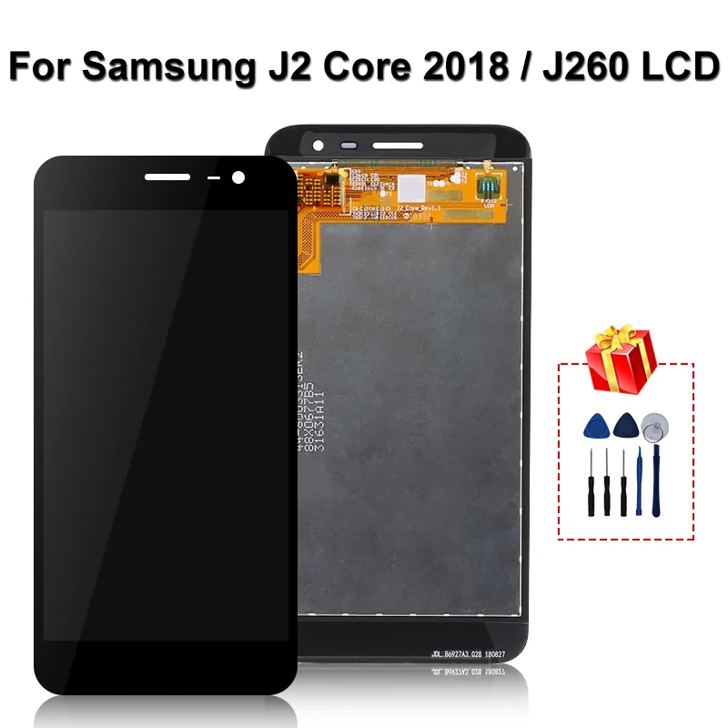 

Оригинальный сенсорный ЖК-экран для Samsung Galaxy J2 Core 2018 J260 дигитайзер дисплей J2 Core J260M J260F J260G Запчасти для сборки