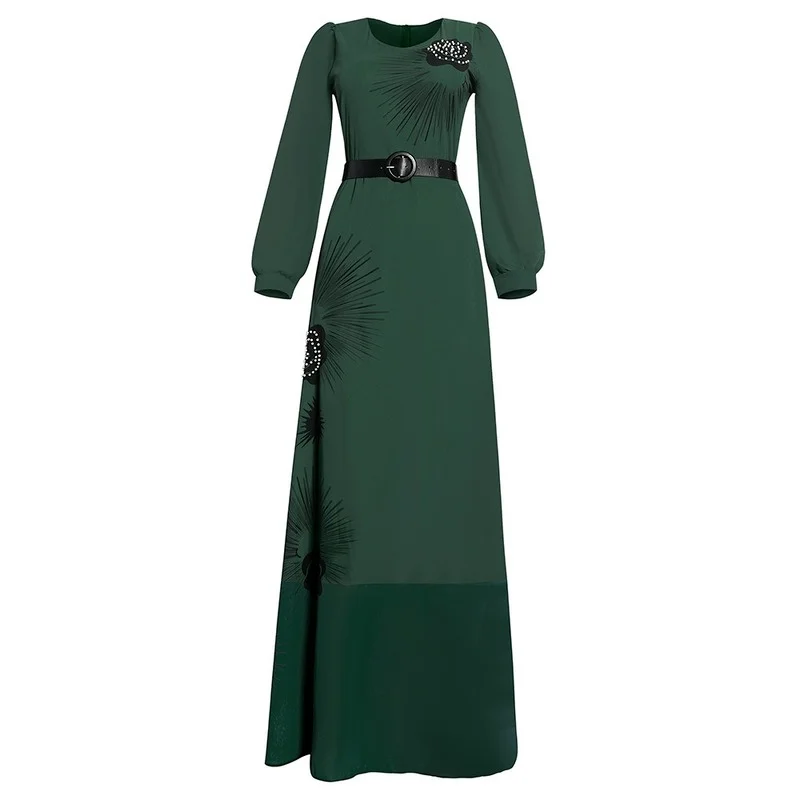 African Dresses for Women Summer Printing Long Sleeve Plus Size Dress Clothes | Тематическая одежда и униформа