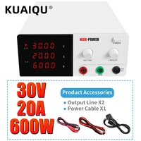 600w high power 30v 20a adjustable switching dc power supply 60v 10a 4 digits display 0 01v 0 001a lab repair tool 110v 220v