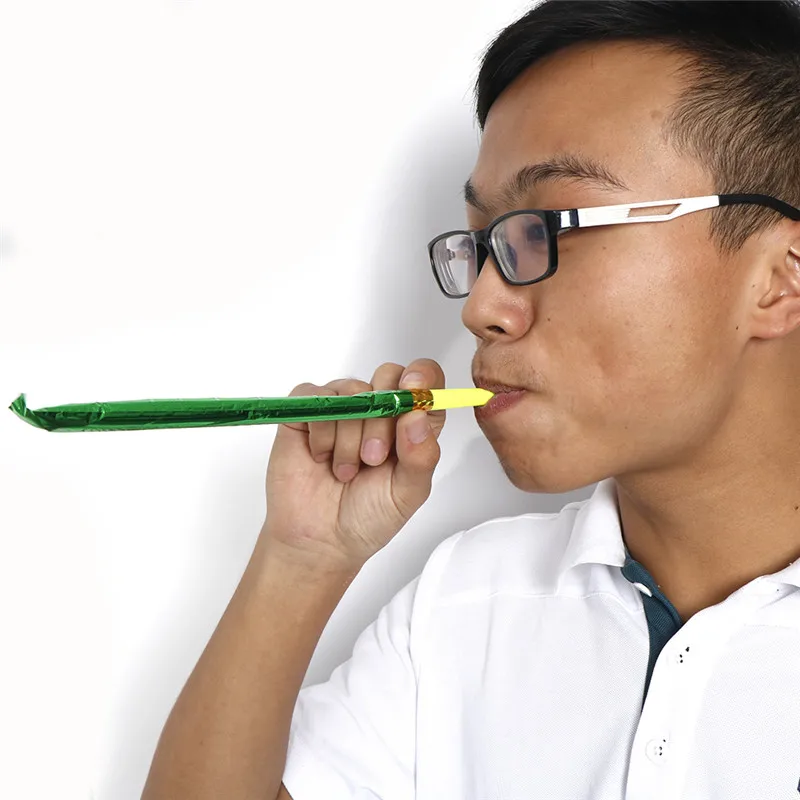 

10 Pcs Noise Maker Little Blowout Plastic Whistle Children's Birthday Party Supplies