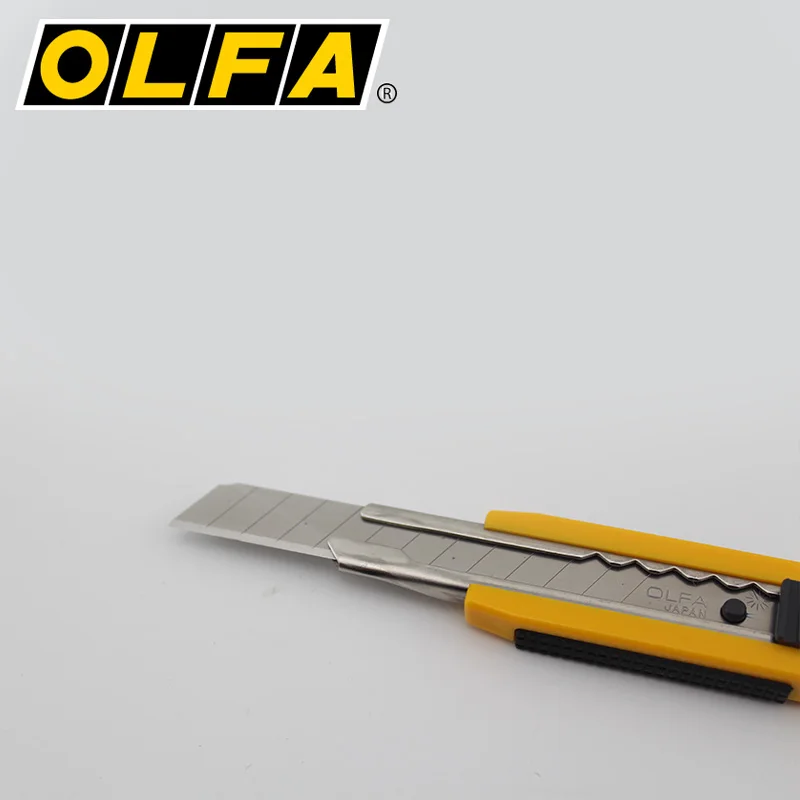 Нож OLFA стандартный 9 мм A-1 автоматическая фиксация слайдера сделано в Японии |