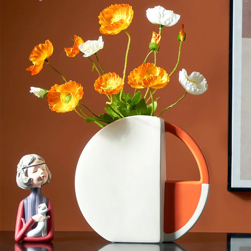 

Creative Ceramic Vase Modern Style TV Cabinet Living Room Desktop Home Decoration Ornaments