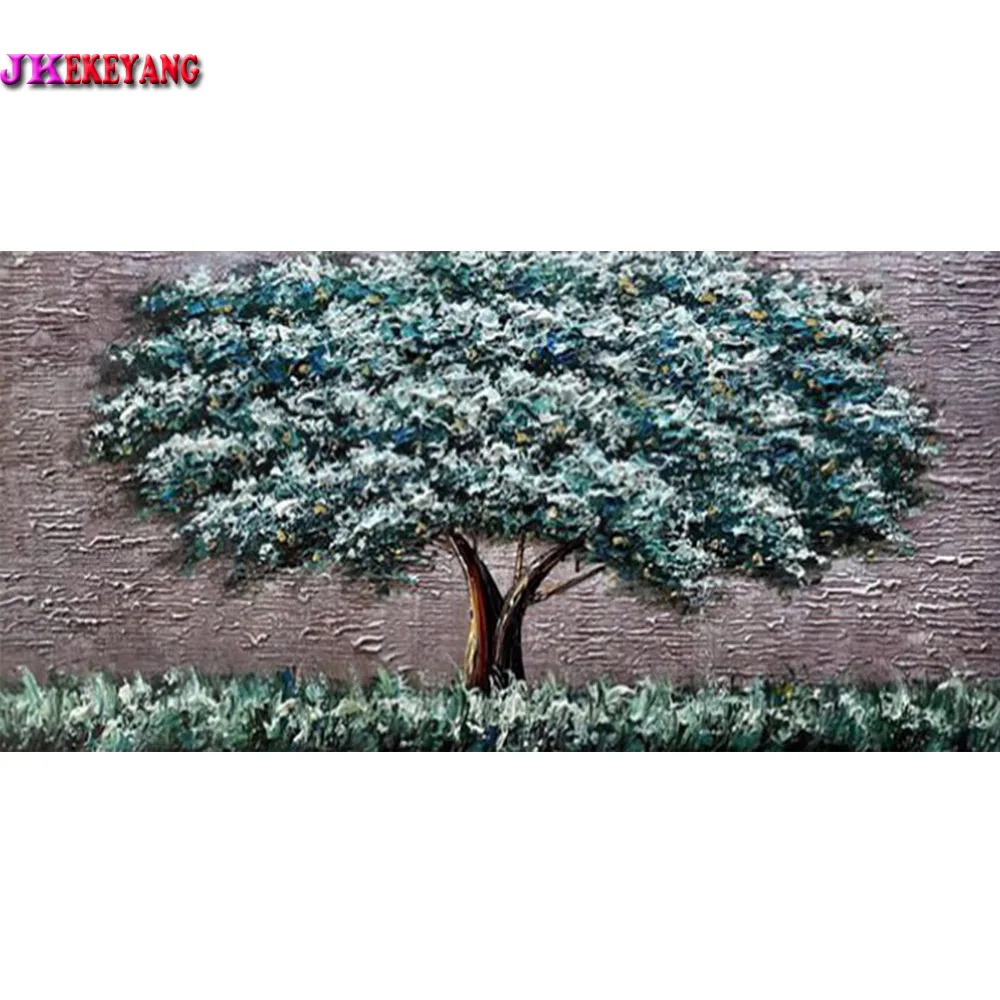 

Алмазная живопись «сделай сам», вышивка крестиком с абстрактным деревом, полная выкладка, вышивка крестиком Стразы art Y4770