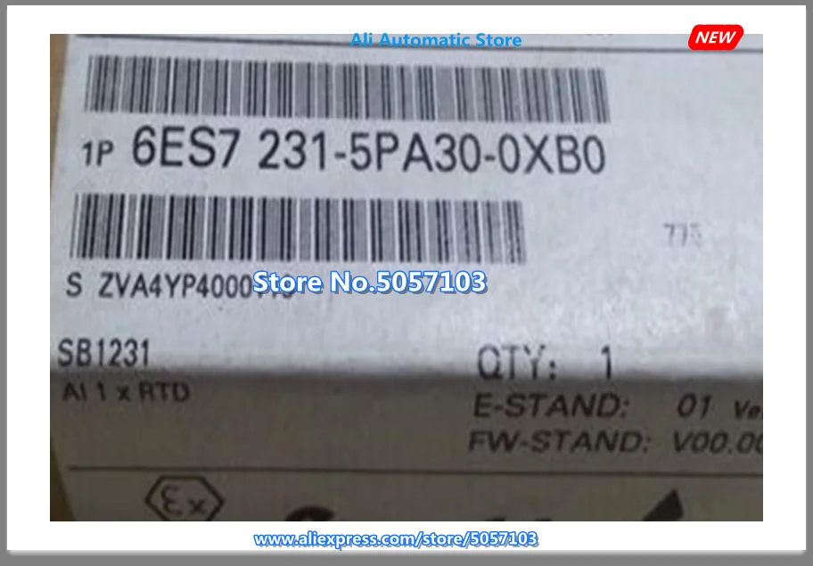 Новая оригинальная коробка 6ES7 231-4HA30-0XB0 231-5PA30-0XB0 231-5QA30-0XB0 232-4HA30-0XB0 278-4BD32-0XB0 |