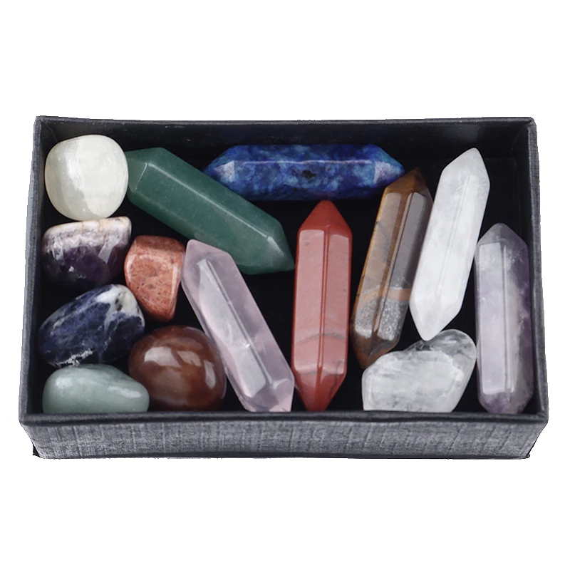 

Натуральный кристалл семь чакр исцеляющий камень для дома офиса украшение чакра исцеляющий камень коллекционный подарок