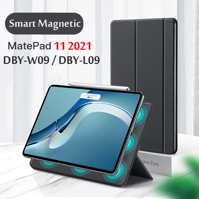

Чехол для Huawei MatePad 11, 2021 ультратонкий умный чехол-подставка, прочный Магнитный чехол для Mate pad DBY-W09/L09, чехлы для планшета 10,95 дюйма